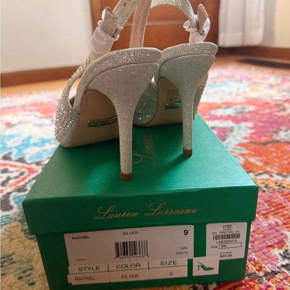 Lauren Lorraine Rhinestone Slingback Heels - Picture 4 of 5